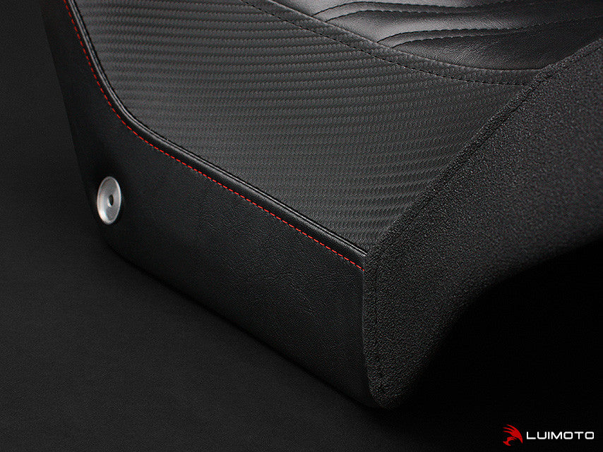 LUIMOTO TEAM ITALIA Rider Seat Cover for the 2016+ DUCATI MULTISTRADA 1200/1260 ENDURO