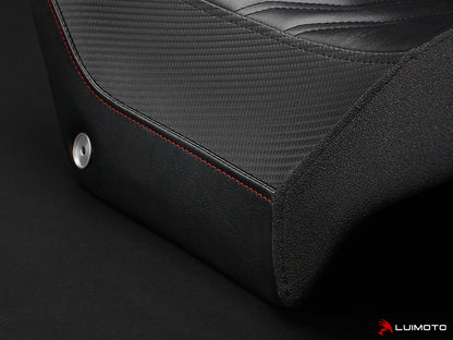 LUIMOTO TEAM ITALIA Rider Seat Cover for the 2016+ DUCATI MULTISTRADA 1200/1260 ENDURO