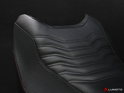 LUIMOTO TEAM ITALIA Rider Seat Cover for the 2016+ DUCATI MULTISTRADA 1200/1260 ENDURO