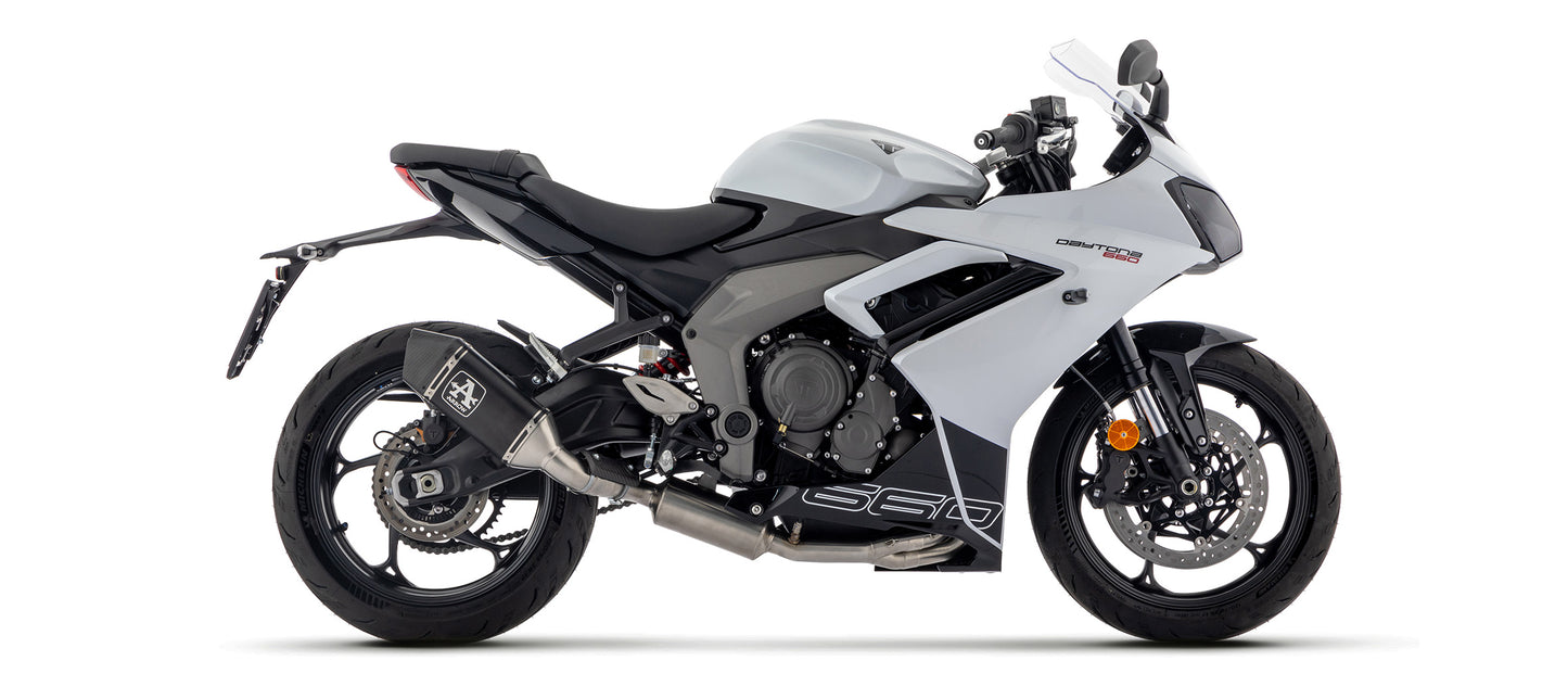 Arrow Exhaust for the Triumph Daytona 660 2024