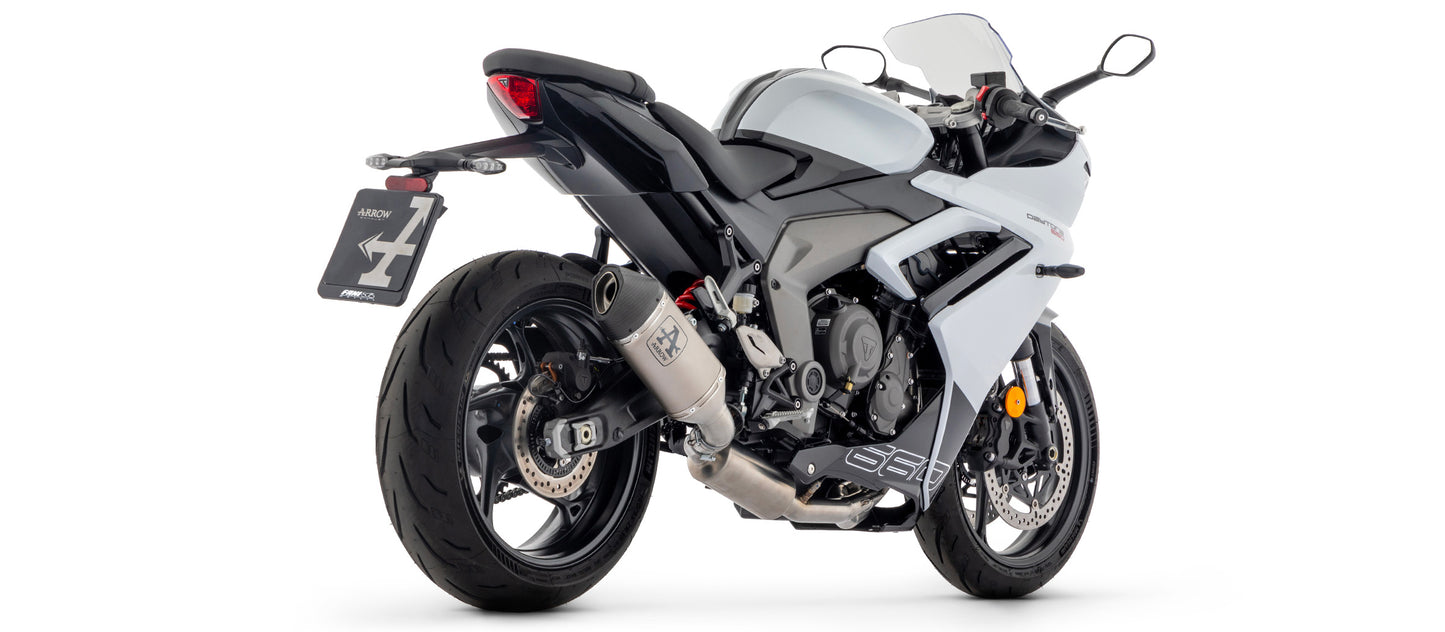 Arrow Exhaust for the Triumph Daytona 660 2024