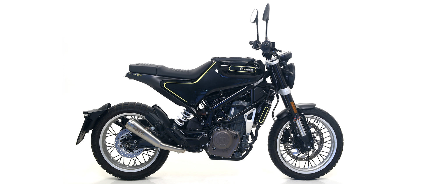 Arrow Exhaust for the Husqvarna Svartpilen/Vitpilen 401 2018/2019
