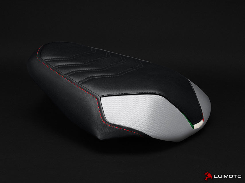 LUIMOTO TEAM ITALIA Passenger Seat Cover for the 2016+ DUCATI MULTISTRADA 1200/1260 ENDURO