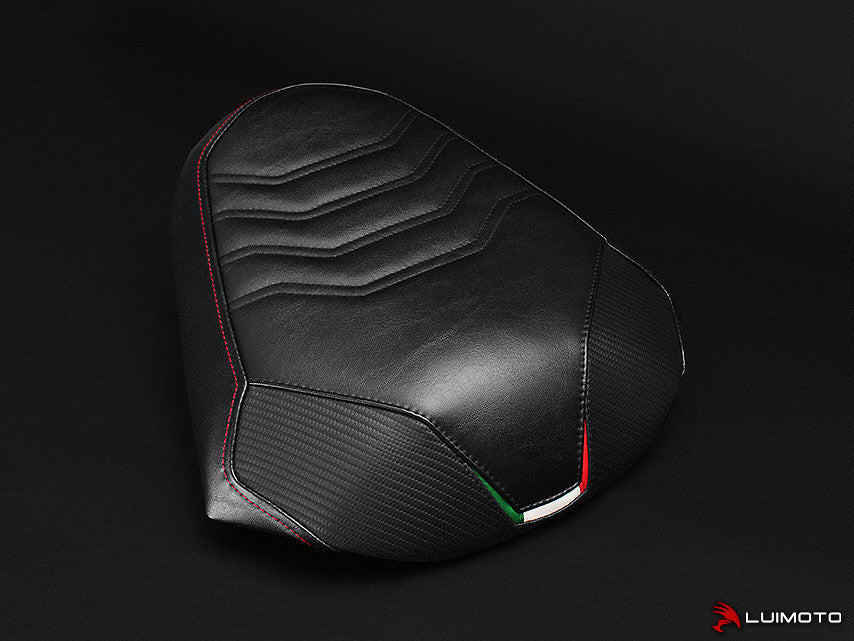 LUIMOTO TEAM ITALIA Passenger Seat Cover for the 2016+ DUCATI MULTISTRADA 1200/1260 ENDURO