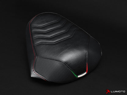 LUIMOTO TEAM ITALIA Passenger Seat Cover for the 2016+ DUCATI MULTISTRADA 1200/1260 ENDURO