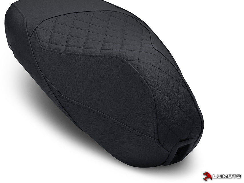 LUIMOTO (Cenno) Rider Seat Covers for the Vespa Electtrica / Primavera / Sprint / 50 / 125 / 150 (2014+)