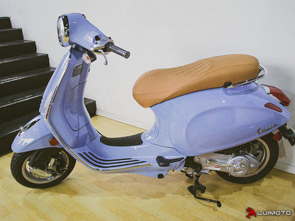 LUIMOTO (Cenno) Rider Seat Covers for the Vespa Electtrica / Primavera / Sprint / 50 / 125 / 150 (2014+)