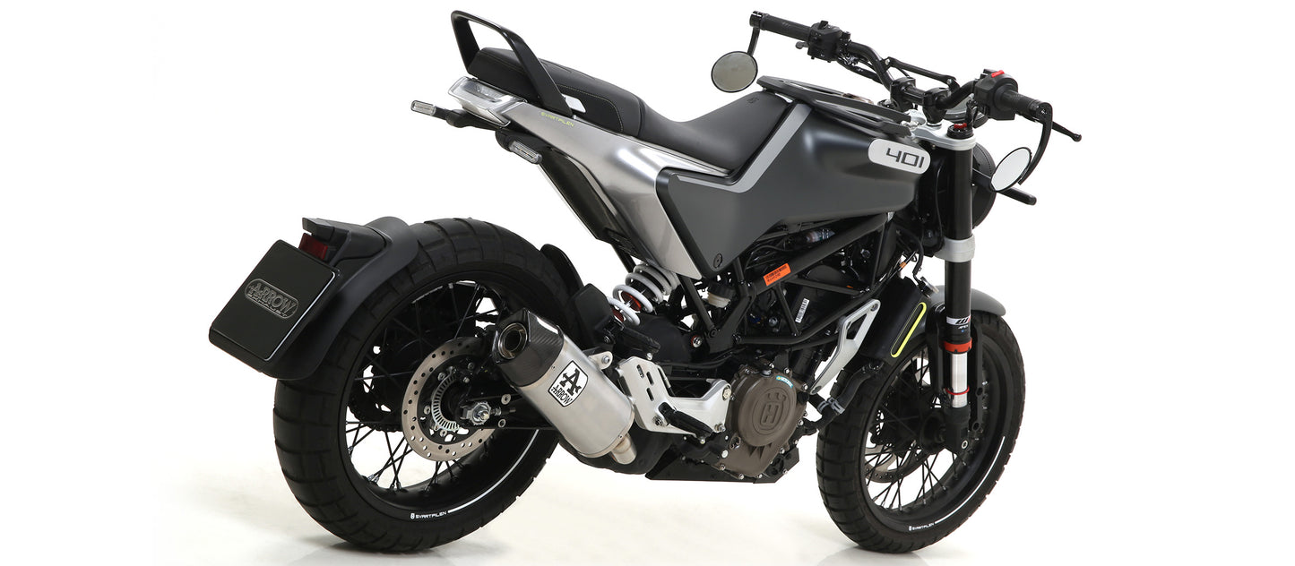 Arrow Exhaust for the Husqvarna Svartpilen / Vitpilen 401 2020-2022