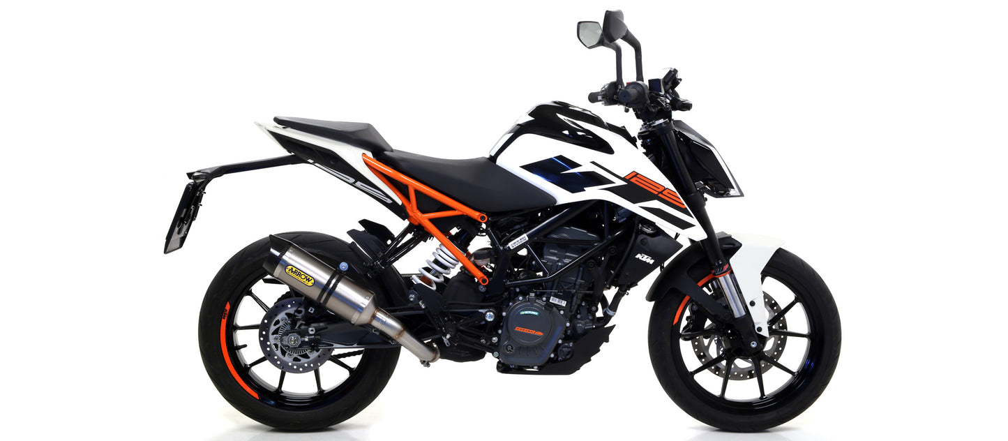 Arrow Exhausts for the KTM DUKE 125 2017/2018