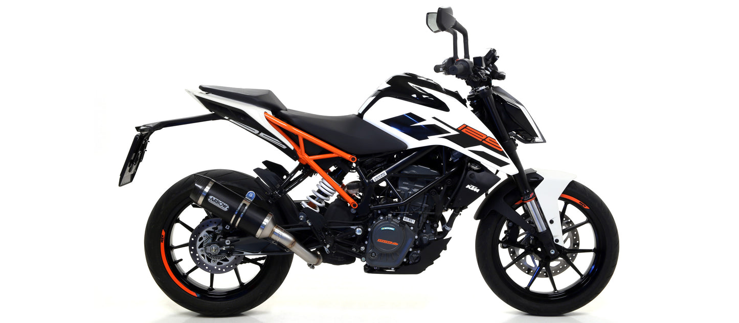 Arrow Exhausts for the KTM DUKE 125 2017/2018