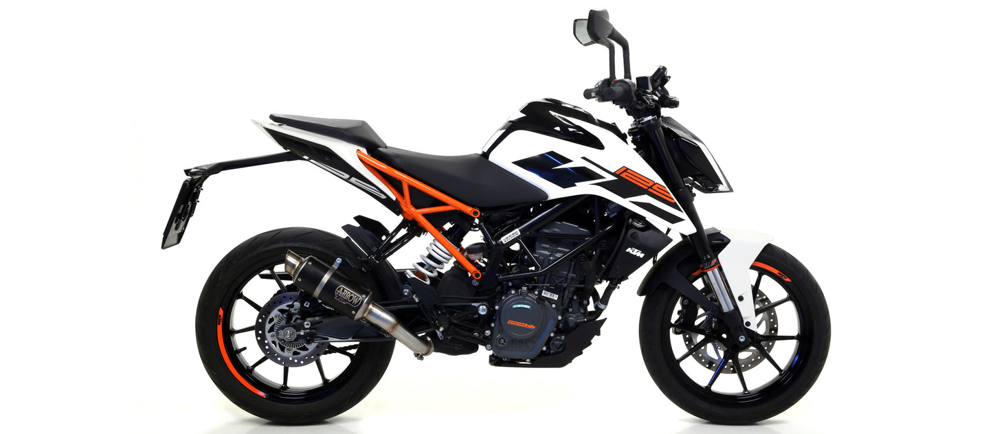 Arrow Exhausts for the KTM DUKE 125 2017/2018
