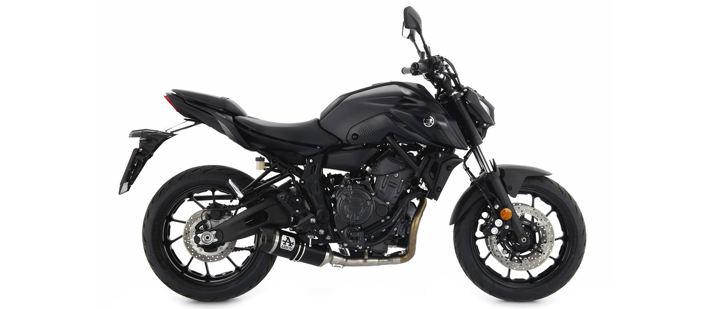 Arrow Exhaust for the Yamaha MT-07 2021