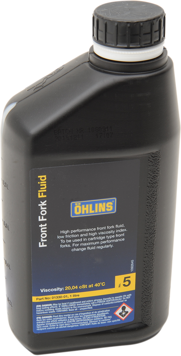 OHLINS Fork Oil - 5wt - 1L 01330-01