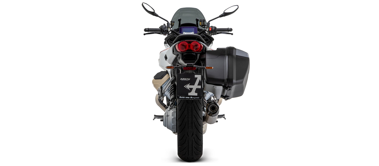 Arrow Exhaust for the Moto Guzzi V100 Mandello 2023-2024