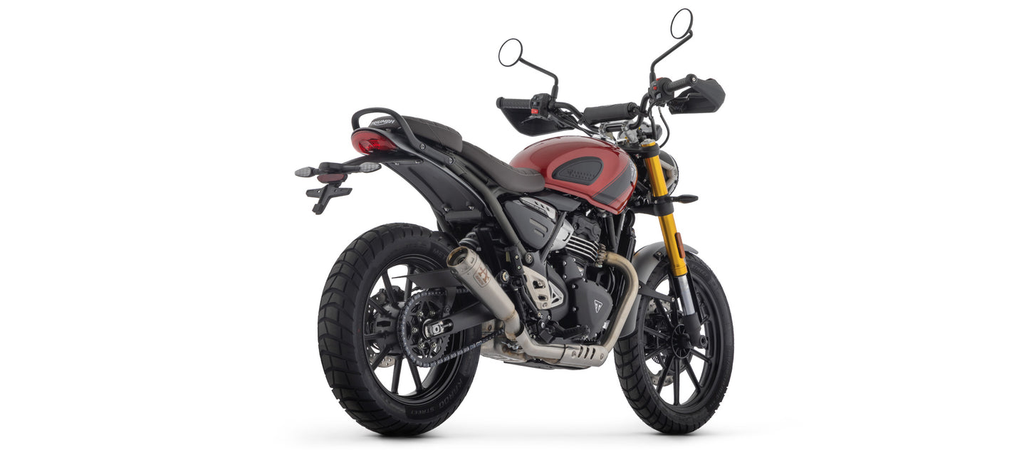 Arrow Exhaust for the Triumph Scrambler 400X 2024