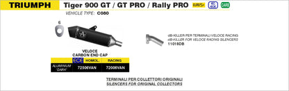 Arrow Exhaust for the Triumph Tiger 900 24-25