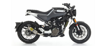 Arrow Exhausts for the Husqvarna Svartpilen 125 2021-2023