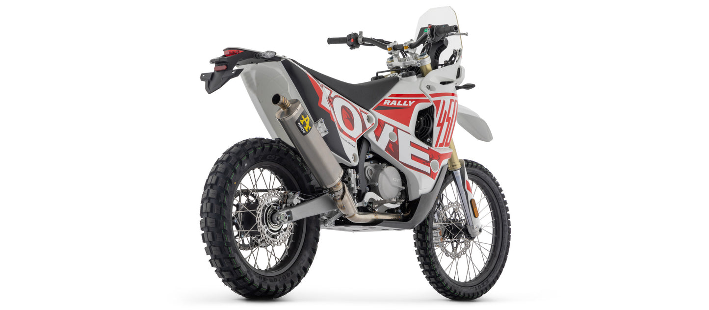 Arrow Exhaust for the Kove 450 Rally 2023-2024