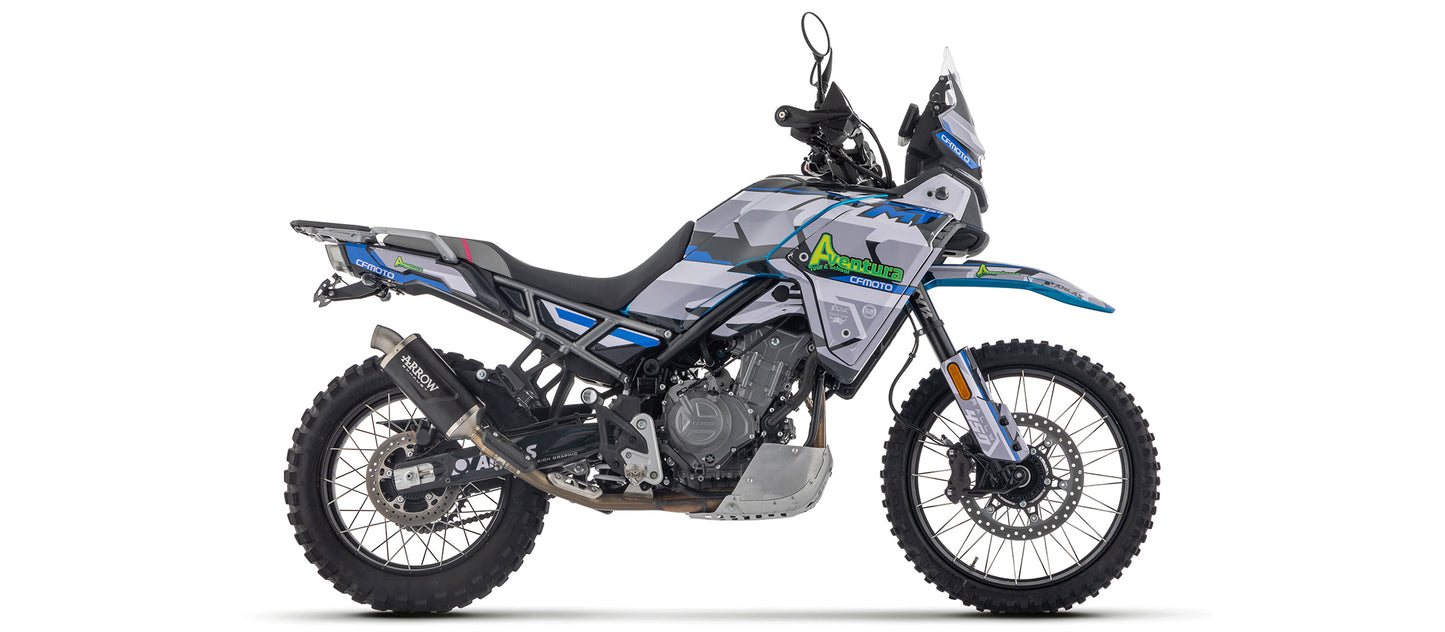 Arrow Exhaust for the CF Moto IBEX 450 / 450 MT (Euro 5, 2 lambda sensors only)