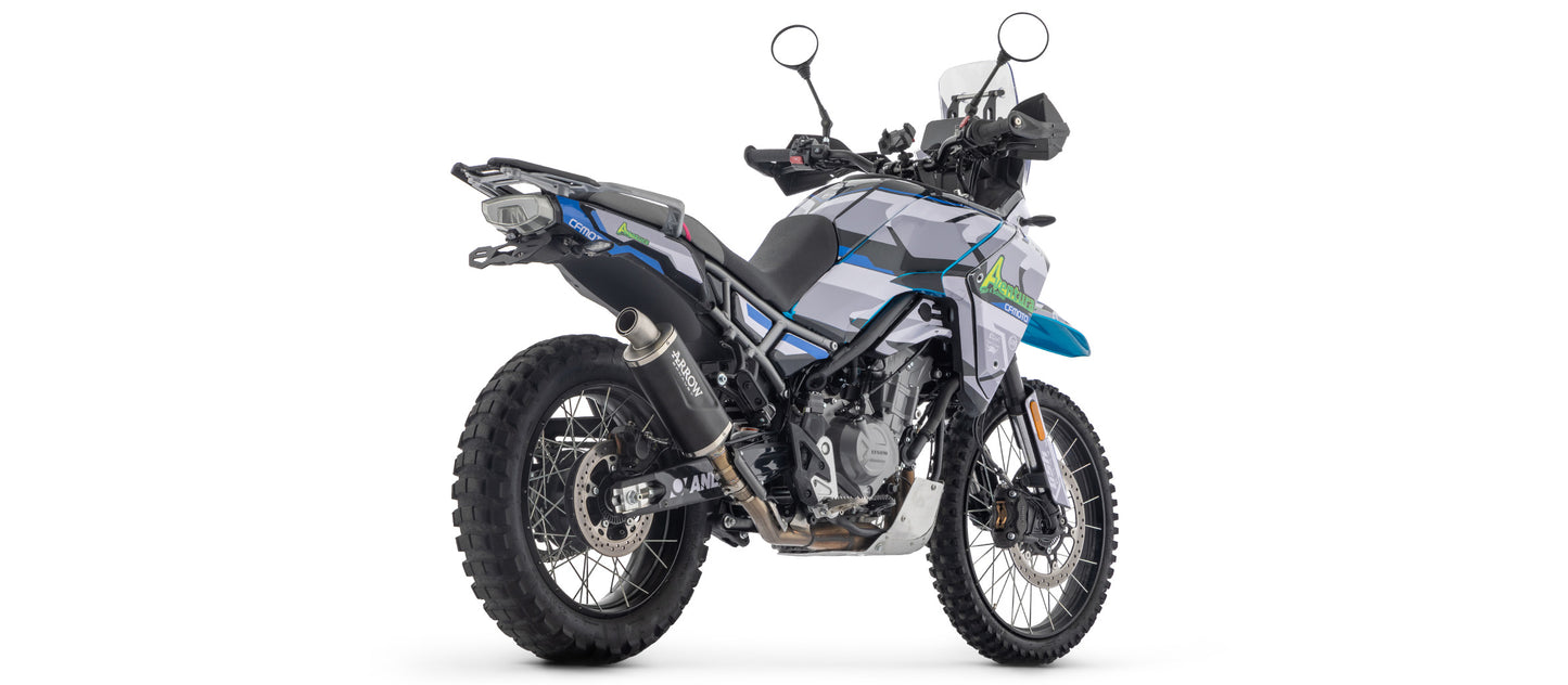 Arrow Exhaust for the CF Moto IBEX 450 / 450 MT (Euro 5, 2 lambda sensors only)