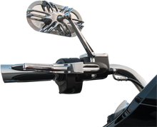 ARLEN NESS Mirror - Side View - Caged Series/Deep Cut - Chrome - Right 13-167