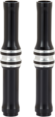 ARLEN NESS Pushrod Tube Cover Kit - 10 Gauge? - Black - M8 03-643