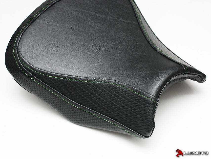 LUIMOTO Baseline Rider Seat Covers for the KAWASAKI Ninja 650 & Z650 (2017+)