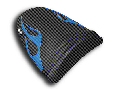 LUIMOTO (Flame Edition) Passenger Seat Cover for the KAWASAKI ZX-6R 636 (03-04)