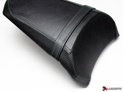 LUIMOTO Baseline passenger Seat Covers for the KAWASAKI Ninja 650 & Z650 (2017+)
