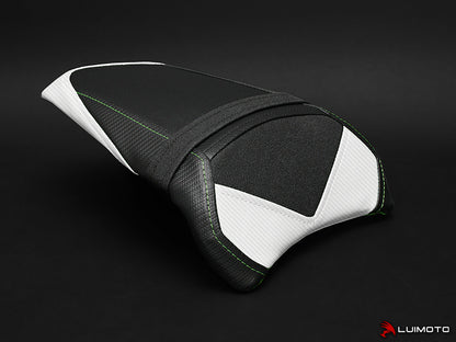 LUIMOTO Sport Passenger Seat Covers for the KAWASAKI Ninja 650 & Z650 (2017+)