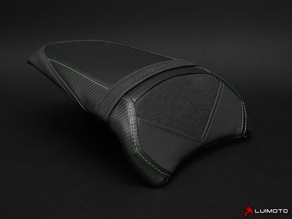 LUIMOTO Sport Passenger Seat Covers for the KAWASAKI Ninja 650 & Z650 (2017+)