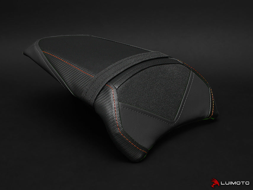LUIMOTO Sport Passenger Seat Covers for the KAWASAKI Ninja 650 & Z650 (2017+)