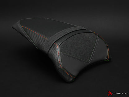 LUIMOTO Sport Passenger Seat Covers for the KAWASAKI Ninja 650 & Z650 (2017+)