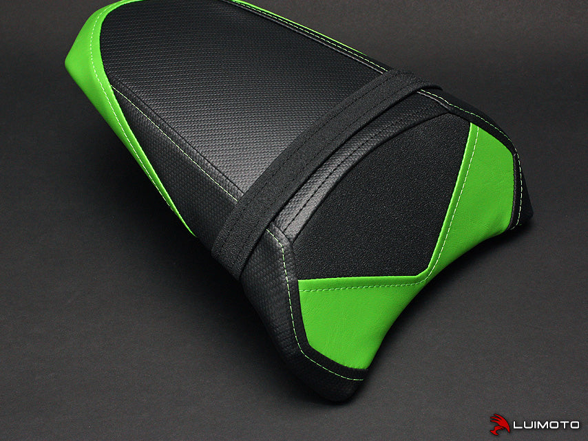 LUIMOTO Sport Passenger Seat Covers for the KAWASAKI Ninja 650 & Z650 (2017+)