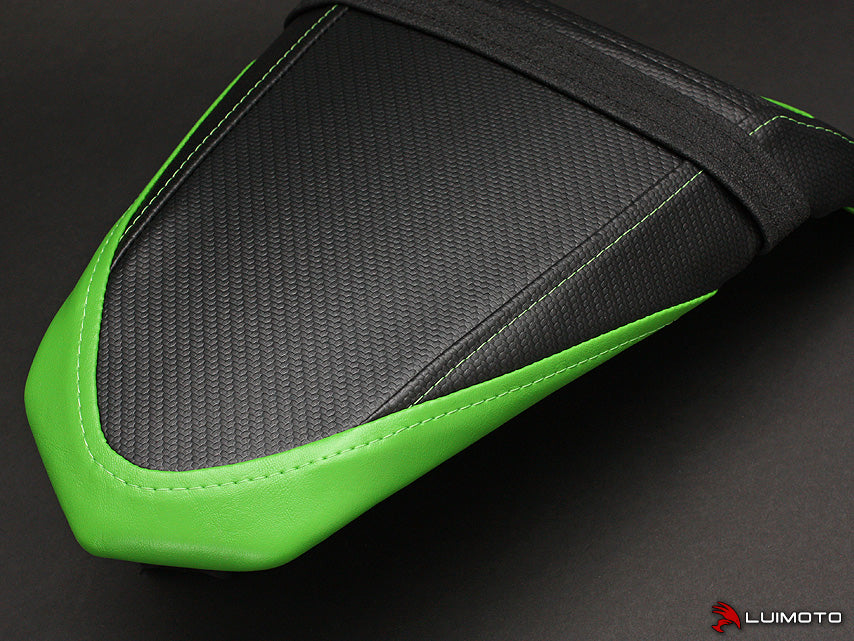 LUIMOTO Sport Passenger Seat Covers for the KAWASAKI Ninja 650 & Z650 (2017+)