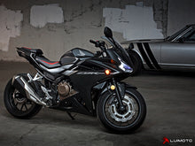 LUIMOTO Styleline Passenger Seat Cover for the Honda CBR500R (2016+), CB500F (16-20), and CBR400R (16-18)