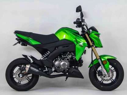 Hindle EVO Megaphone system for Kawasaki's Z125 Pro