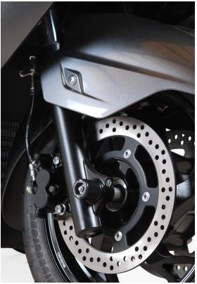 R&G Racing Front Axle Sliders / Protectors for Suzuki Burgman (Skywave) 400 '12-'15