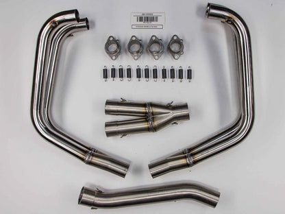 Hindle Exhaust for Suzuki Bandit 1200 (96-06) Slipon Adapter with Evolution Black Ceramic Muffler