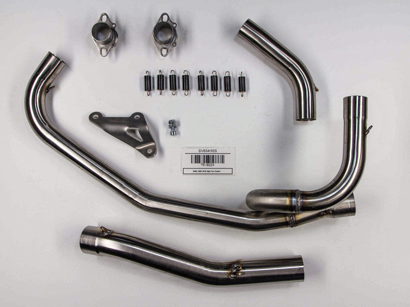 Hindle Suzuki SV650 (03-13) with Evolution Black Ceramic Muffler