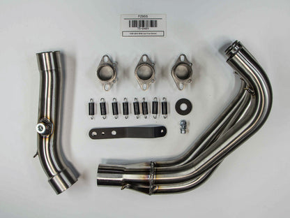 Hindle Exhaust for Yamaha FZ09 / XSR900 (14+) with Evolution Black Ceramic Muffler