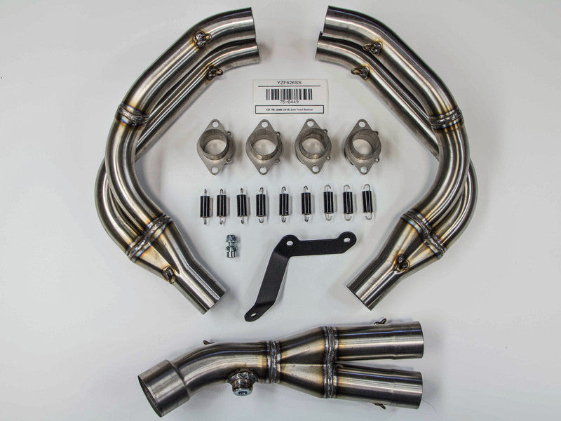 Hindle Exhaust for Yamaha R6 (06-20) Slipon Adapter with Evolution Titanium Muffler w/Carbon Fiber Tip