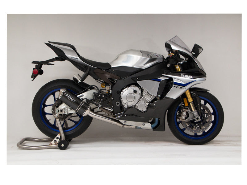 Hindle Exhaust for Yamaha R1 (15+)  3/4 System with Carbon Muffler / Carbon Tip