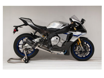 Hindle Exhaust for Yamaha R1 (15+)  3/4 System with Carbon Muffler / Carbon Tip