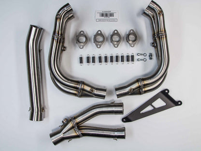 Hindle Exhaust for BMW S1000RR (10-14) with Evolution Carbon Muffler / Carbon Tip