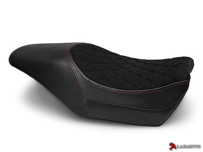 LUIMOTO (Diamond II) Rider Seat Covers for the HARLEY DAVIDSON STREET 500 / 750
