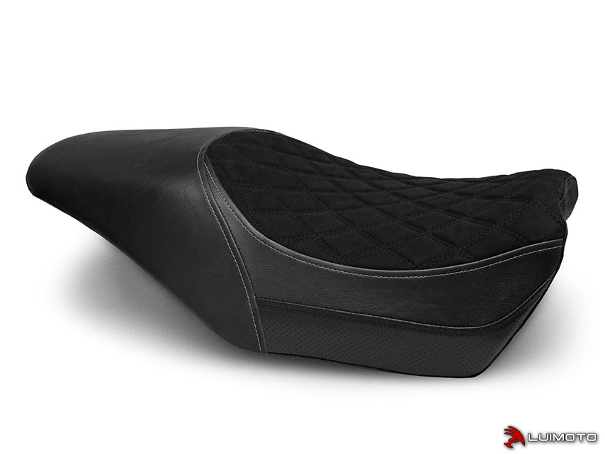 LUIMOTO (Diamond II) Rider Seat Covers for the HARLEY DAVIDSON STREET 500 / 750