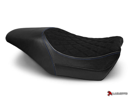 LUIMOTO (Diamond II) Rider Seat Covers for the HARLEY DAVIDSON STREET 500 / 750