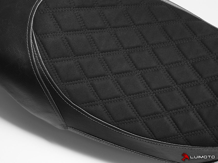 LUIMOTO (Diamond II) Rider Seat Covers for the HARLEY DAVIDSON STREET 500 / 750