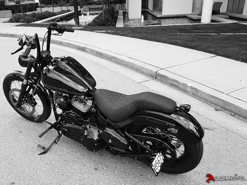LUIMOTO (Diamond II) Seat Cover for the HARLEY DAVIDSON Blackline FXS Softail (11-12)